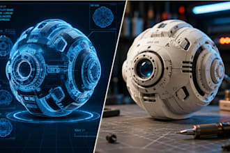 design or repair custom stl files for 3d printing