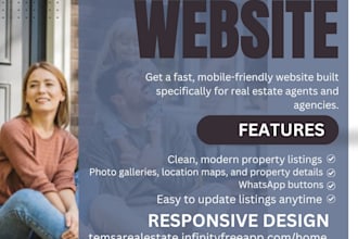create a luxury real estate website with booking and contact forms