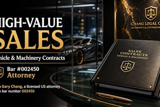 draft a high value consignment sales contract as a business lawyer
