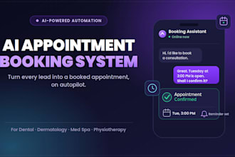 build lead capturing and call booking ai system for clinics