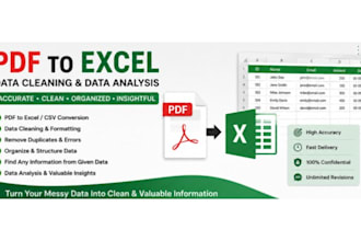 convert PDF to excel file
