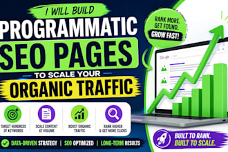 build programmatic SEO pages to scale your organic traffic