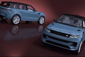 suv hybrid 4x4 car,exterior bumper,wide body kit,interior dashboard render,3drig
