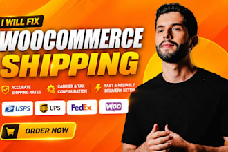 fix woocommerce shipping, shipping rates, usps, ups, fedex and taxes