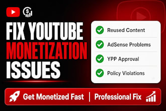 fix youtube monetization issue reused content addsense issue solved
