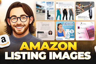 design amazon listing images and product images