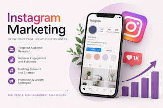 do instagram marketing, promotion and audience growth