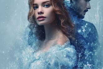 do romance book cover, romance character design, art illustration, ebook cover