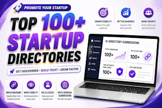 promote your startup on top startup directories and launch platforms