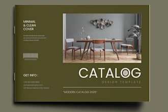 design corporate catalog for industrial companies and manufacturers