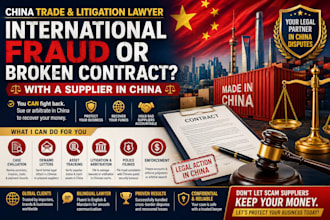 be china litigation attorney for international fraud sourcing dispute lawyer