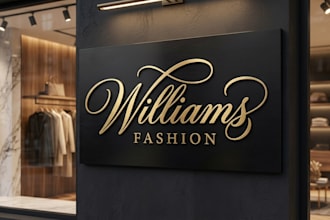 make a fancy and elegent logo to presentate you