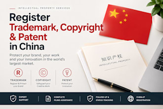 register trademark, copyright and patent in china