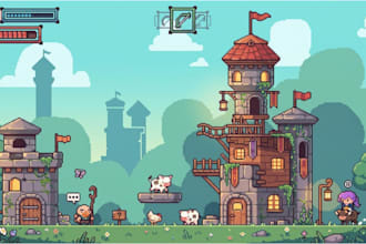 create pixel art tileset  game art assets rpg maker sprite sheet pixel tileset