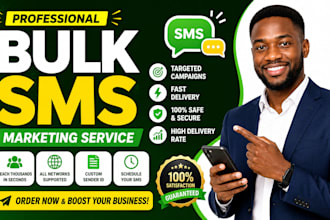 send bulk SMS marketing, text message marketing, SMS blast, SMS and bulk SMS