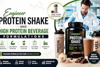 engineer protein shake and high protein beverage formulations