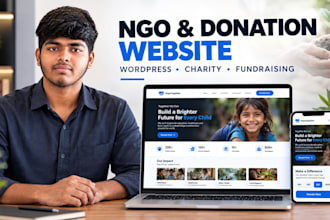 build a nonprofit ngo charity website with donation