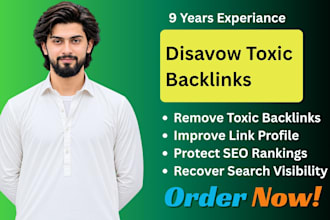disavow toxic backlinks reduce spam score and recover google
