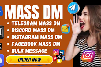 send mass dm whatsapp mass dm, facebook mass dm, instagram mass dm