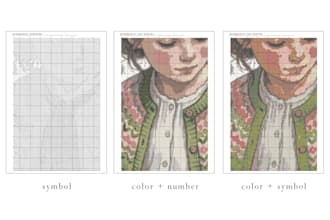 create a custom cross stitch pattern from your image