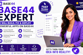 be your base44 expert for app development, bug fixing and deployment
