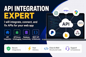 integrate apis and connect your apps with custom API integrations