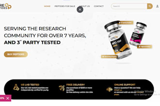 design peptide website fda complaint peptide website research peptide store