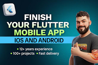 take over your unfinished flutter app project