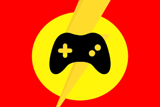 design simple and beautiful anime or gaming logo