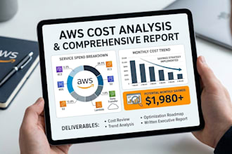 do comprehensive cost analysis of your AWS spend and deliver written report