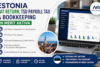 do estonia vat return, tsd payroll tax and bookkeeping in merit aktiva