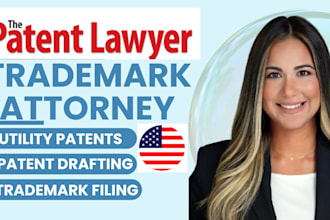 be your trademark attorney and patent attorney for your brands and inventions
