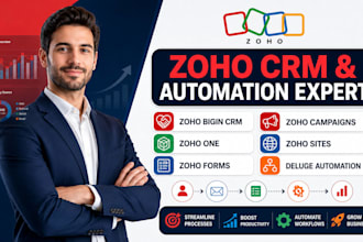 do zoho bigin crm, zoho one email campaign, zoho form, zoho site, zoho expert