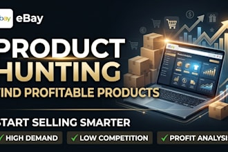 do profitable ebay product hunting and winning product research