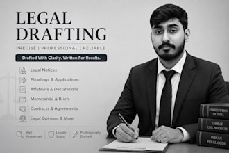 draft professional legal documents, notices and pleadings