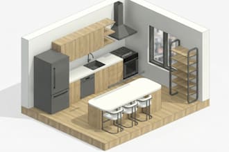 design custom cabinets in mozaik with shop drawings and cnc files