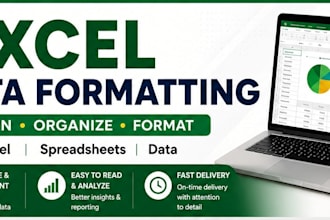 clean, format and organize your excel data
