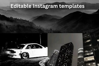 design editable instagram canva templates
