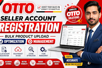 setup otto seller account and bulk upload product, otto seo, fix otto sync issue
