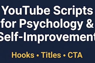 write a retention optimized youtube script with hooks and titles