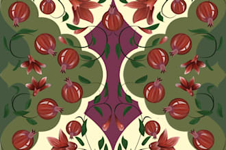 design seamless textile pattern