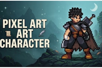 create pixel art character design animation sprite sheet video game sprites art