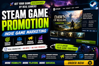 market your steam game with indie game marketing