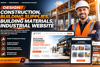 design construction, building supplies, building materials, industrial website
