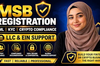 register your msb fintech or crypto business with aml kyc compliance