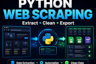 build a custom python web scraper for data extraction
