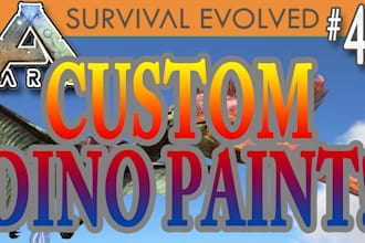 create custom ark survival ascended mods, ark custom dino paint
