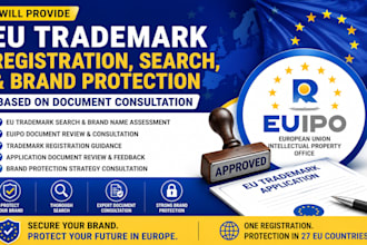 provide eu trademark registration, search, and brand protection