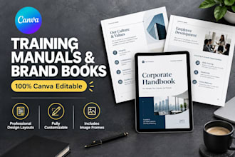 design business opt in guide canva training manual or brand book