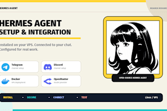 install and secure hermes agent on telegram or discord